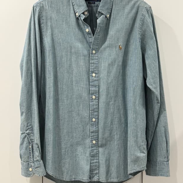 폴로 데님셔츠 