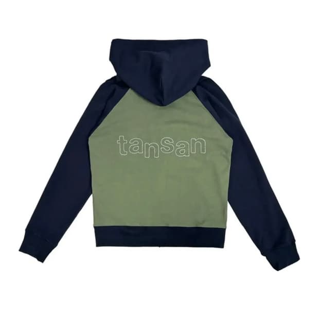 맨사이즈)탄산 마그네슘 링거 후드집업 카키/네이비