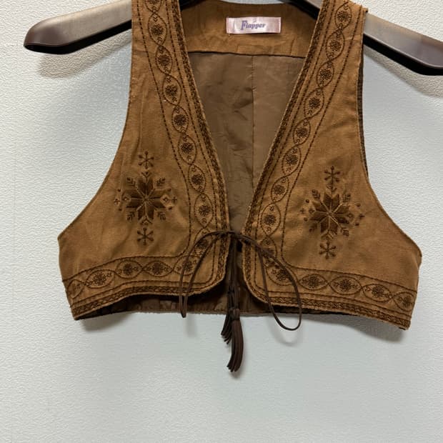 Fiapper bohemian crop vest