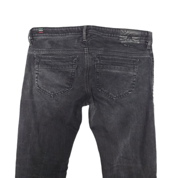 디젤 x 아디다스 흑청 락시크 데님팬츠