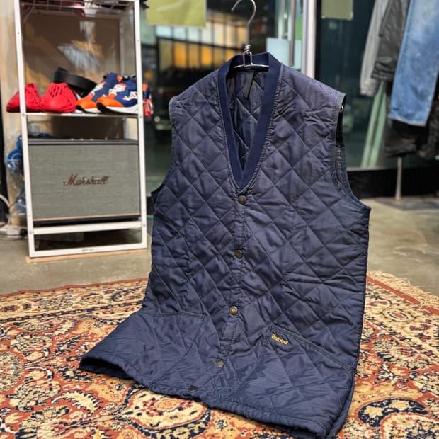 빈티지 barbour 퀼팅 패딩 베스트 "L" (501)