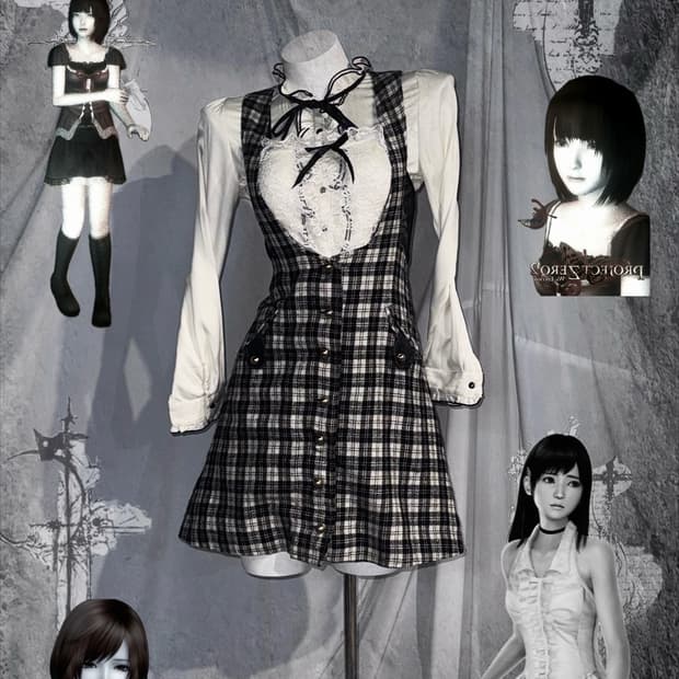 히메갸루 무채색 공겜여주 코디세트 