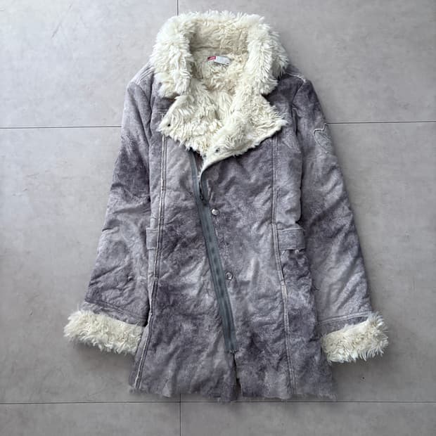 디젤 Y2k 퍼 코트