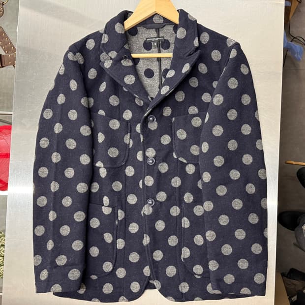 엔지니어드 가먼츠 폴카닷 패턴 베드포드 자켓