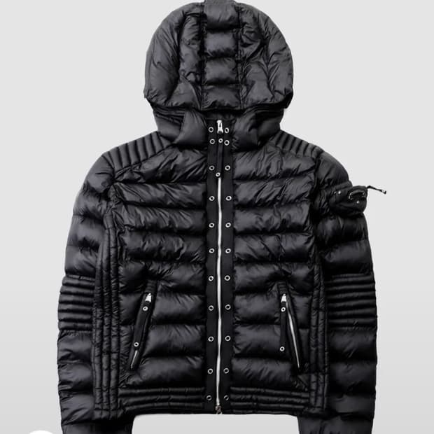 배드블러드 바이퍼 후드 푸퍼 블랙 s