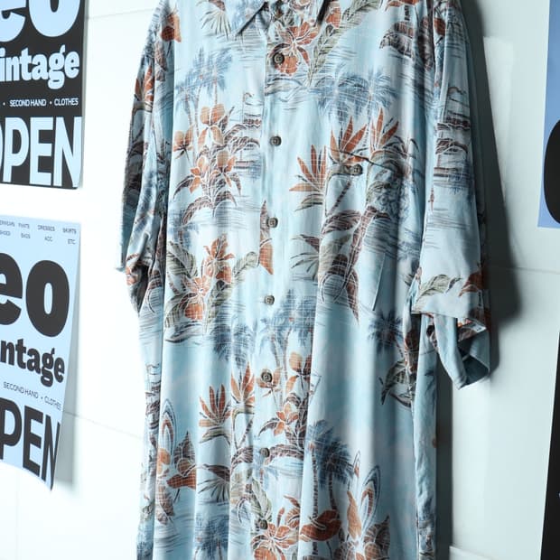 (2XL-4XL) 브랜드빈티지 반팔셔츠 남방 USA 하와이안-H33119