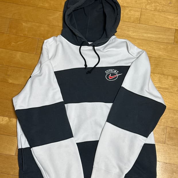 [L] 슈프림 나이키 후드 