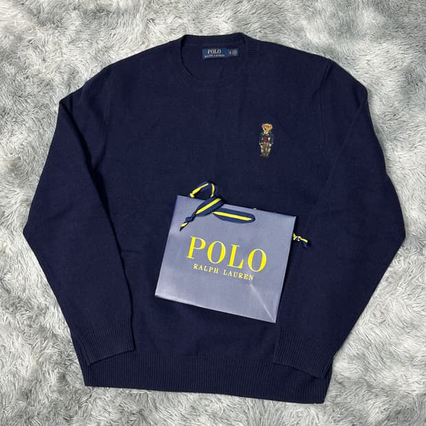 폴로베어 캐시미어 울니트 XL