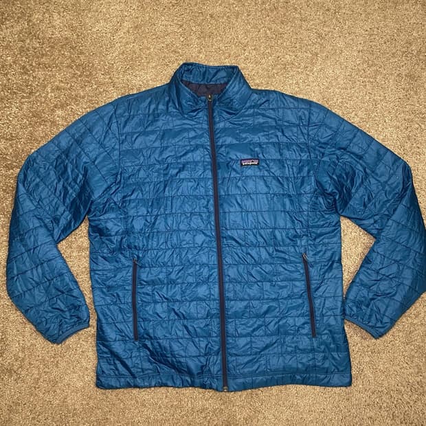 파타고니아 나노 퍼프 자켓 블루