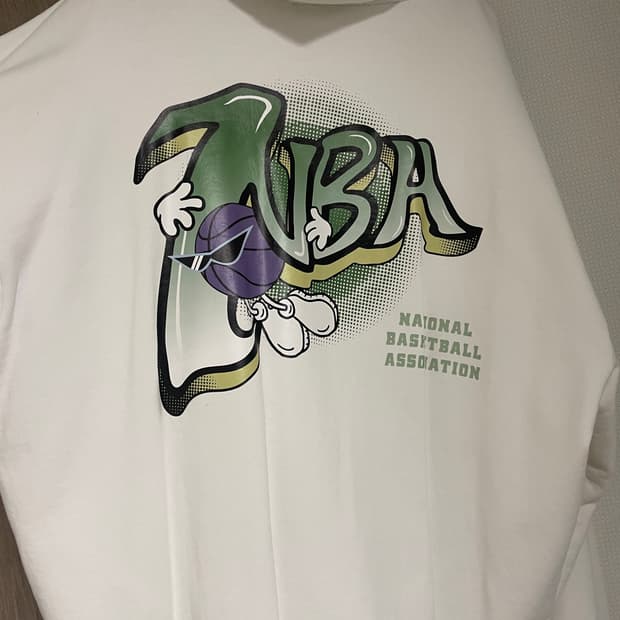 NBA 루즈핏 후드티