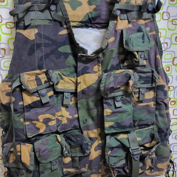 특전사 특전조끼 92년도 얼룩무늬 