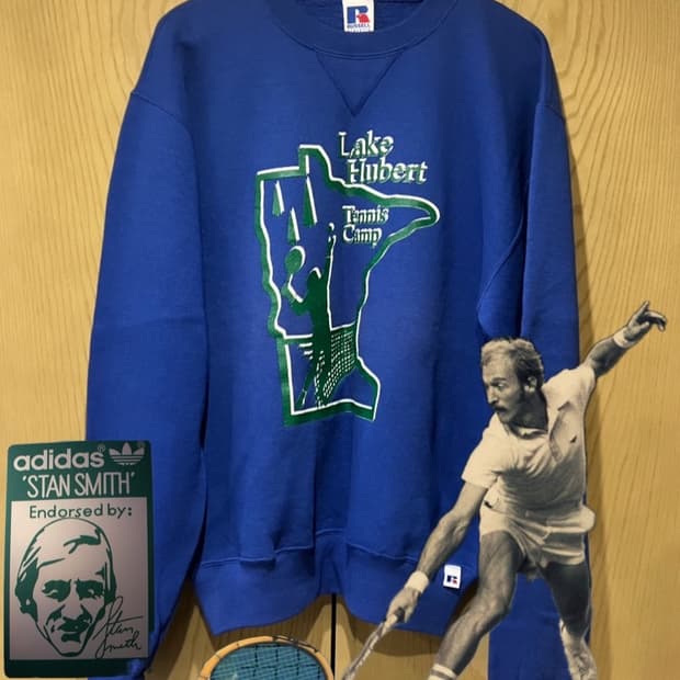 빈티지 90s Russell 러셀 스웻셔츠 블루 (M 95) 스탠스미스