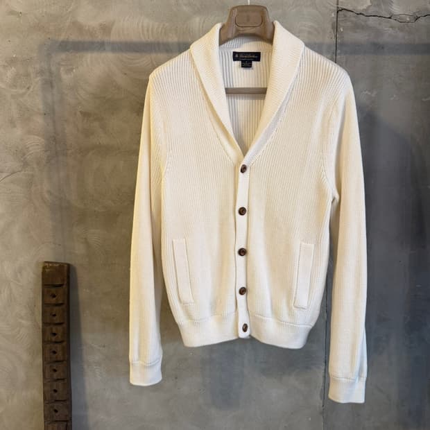 브룩스 브라더스 숄칼라 가디건 100