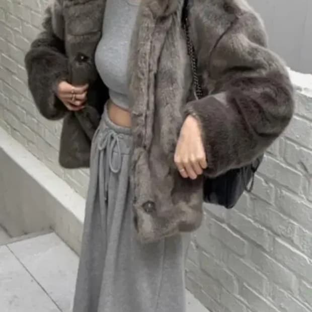 릿킴 퍼 자켓 정가 149000원