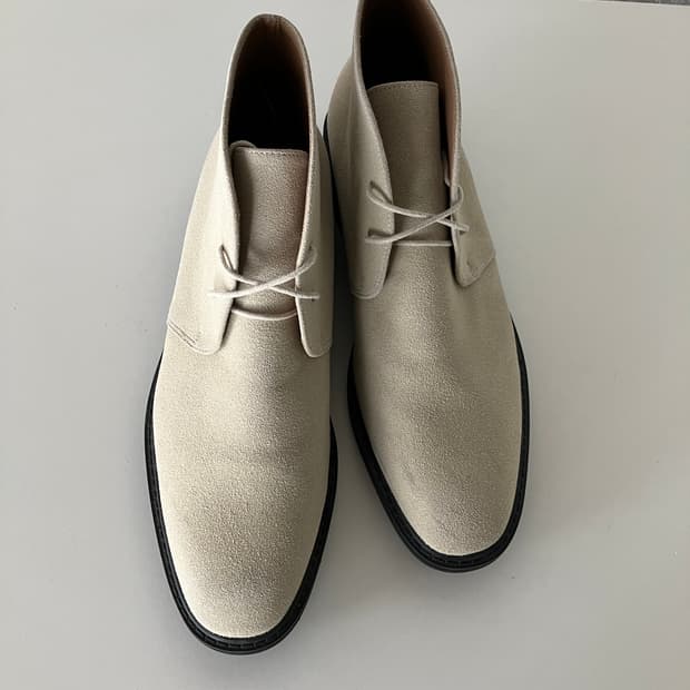 스웨이드 처카 부츠 베이지 280