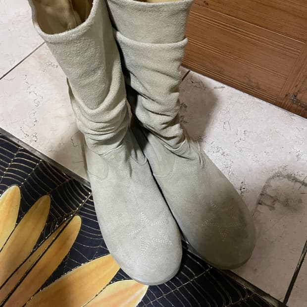 WESKEN DRAPED WESTERN BOOTS