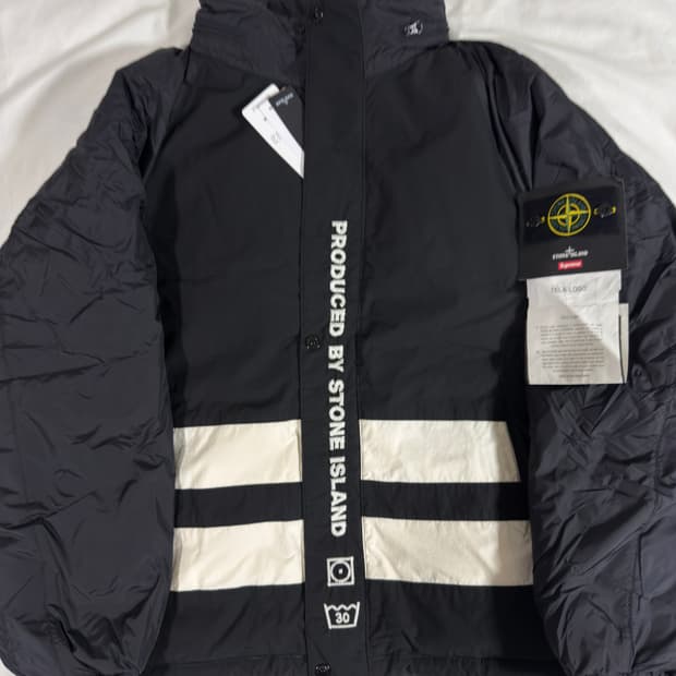 [XL] 슈프림X스톤아일랜드 리버시블 다운 23FW
