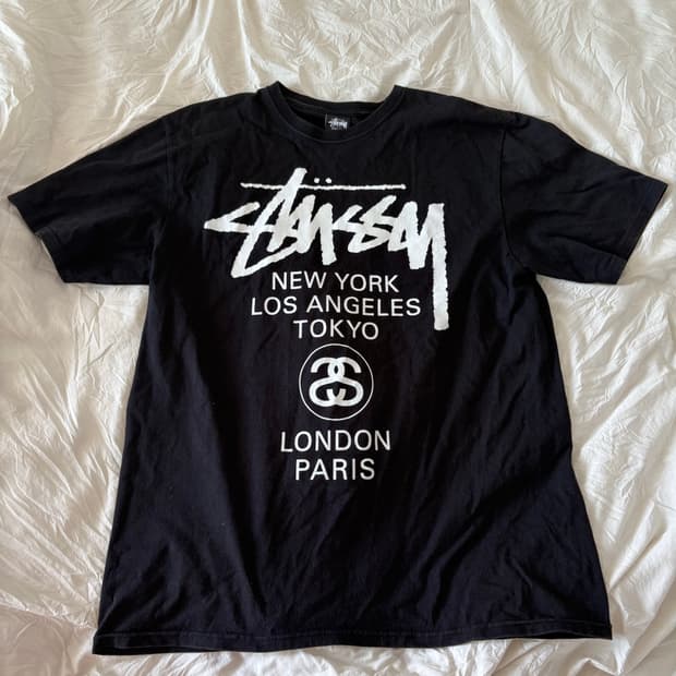 스투시 월드투어 반팔-L