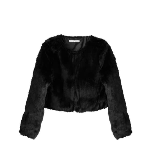 애즈온 퍼자켓 블랙