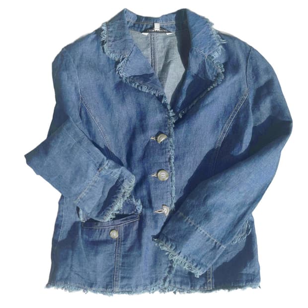 Raw Edge Denim Jacket 데님자켓