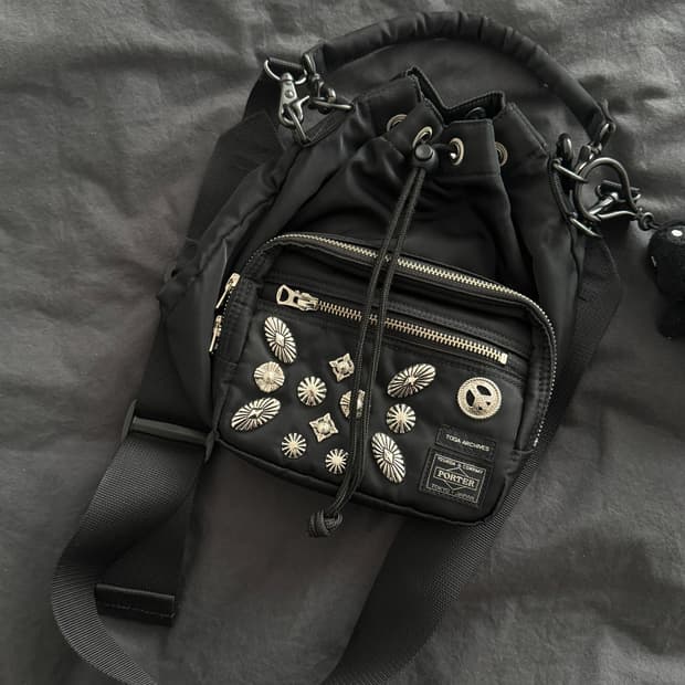 (네고가능)포터 토가 벌룬삭 백 (블랙)