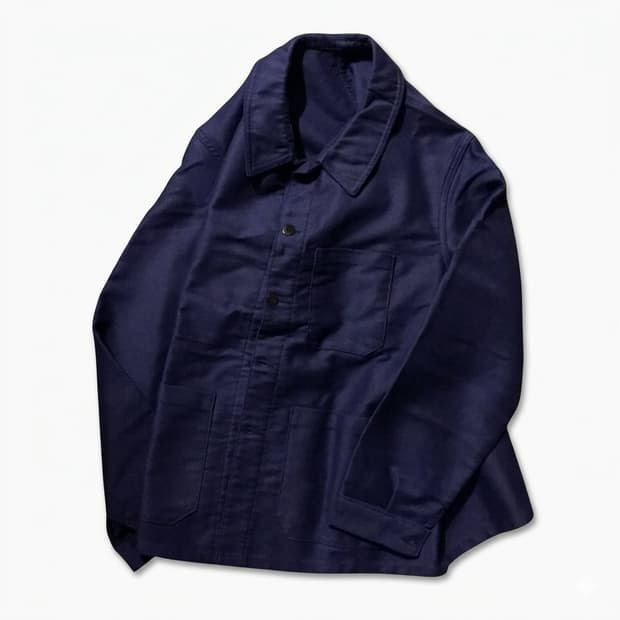 Deadstock 프렌치 몰스킨 워크자켓