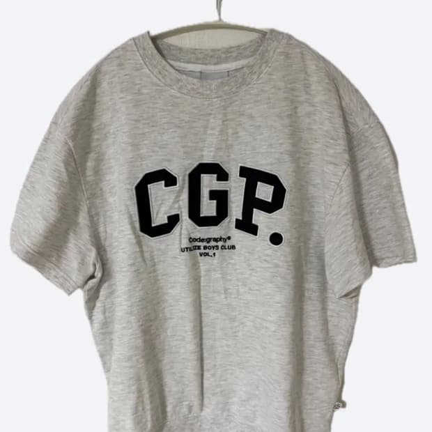 🤍[CGP] 백멜란지 반팔🩶