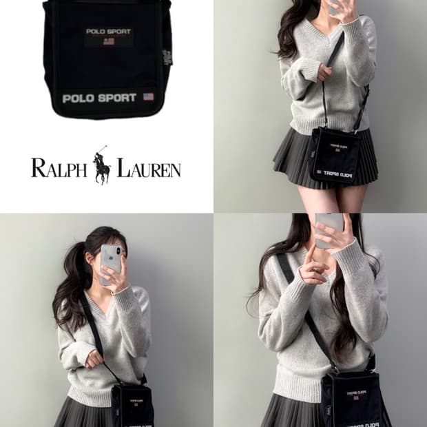 90s 폴로 스포츠 크로스백