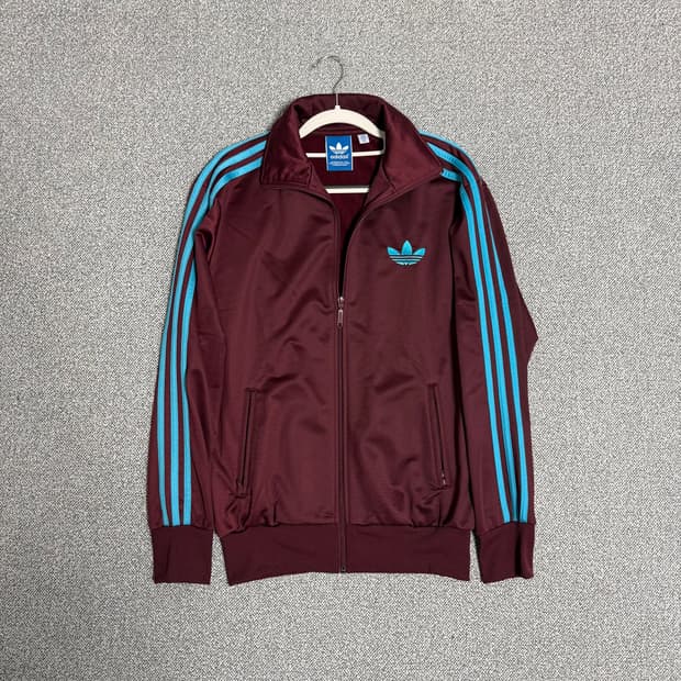 아디다스 파이어버드 져지 버건디 민트 95 스카이블루 트랙탑