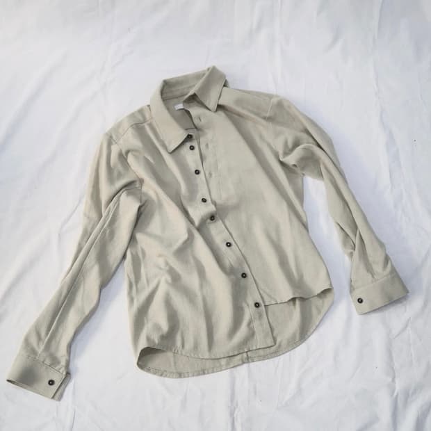 Les 테일러드 셔츠 베이지1