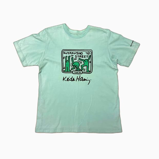 키스 해링 Keith Haring UT 민트 반팔 티셔츠