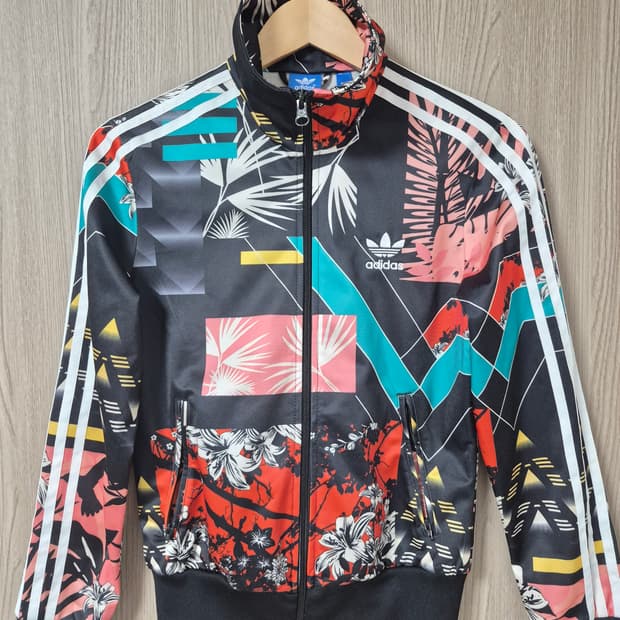 아디다스 프린팅 트랙탑져지 90