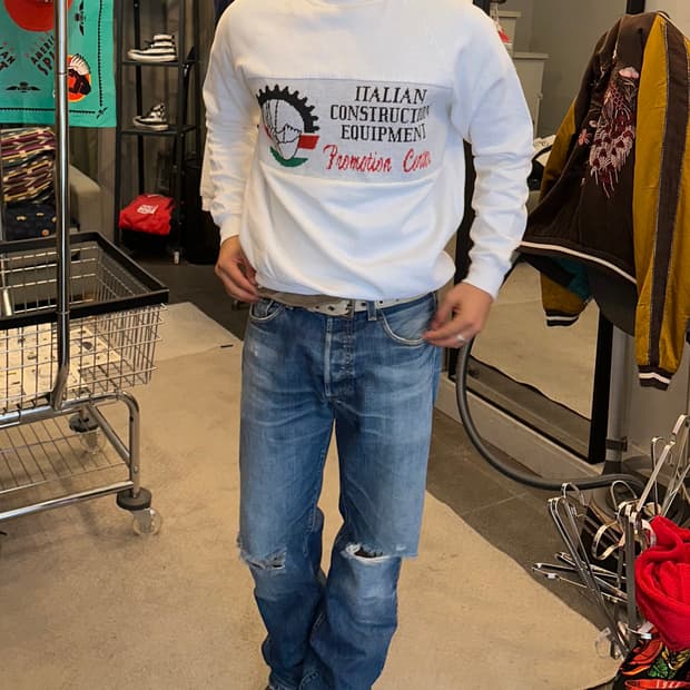 90’s Logos Italian logo material sweat