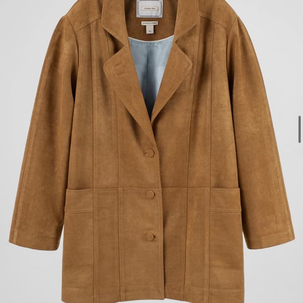 오버듀플레어 스웨이드 자켓