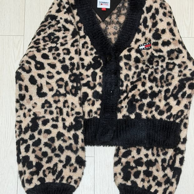 타미진스 타미힐피거 레오파드 호피 가디건
