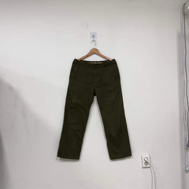 Lee 올리브 팬츠L