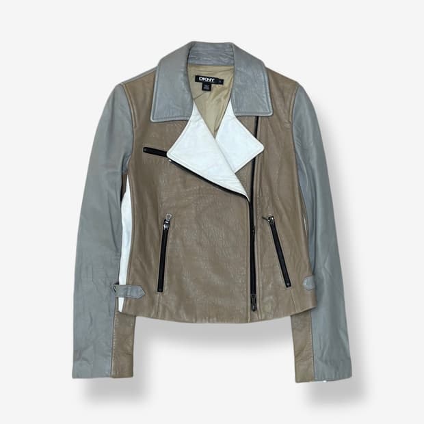 [S] DKNY Leather Jacket