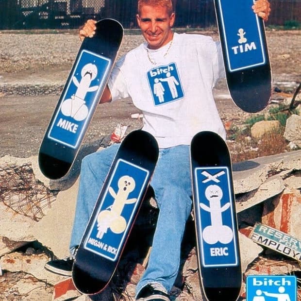 90s bitchskateboards 하프 집업