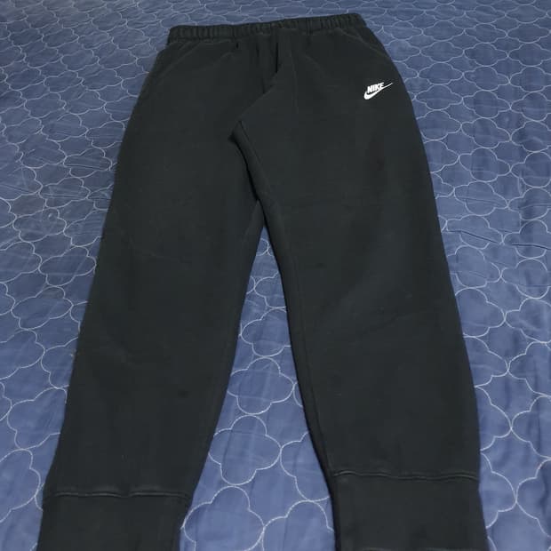 나이키 기모 조거팬츠 블랙 (L)