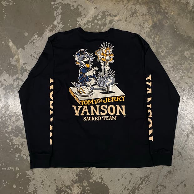 밴슨 X 톰과제리 롱슬리브 블랙 M