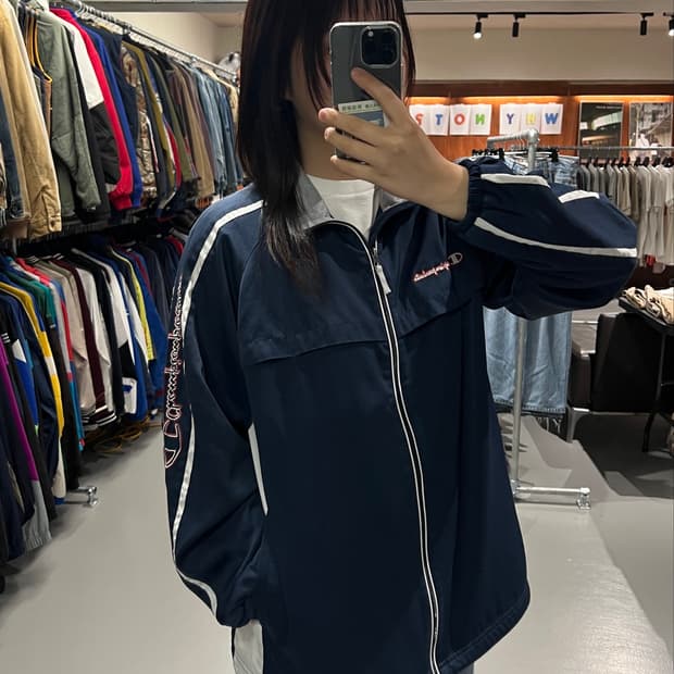 챔피온 트랙탑 바람막이 자켓