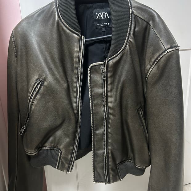 자라 zara 레더자켓
