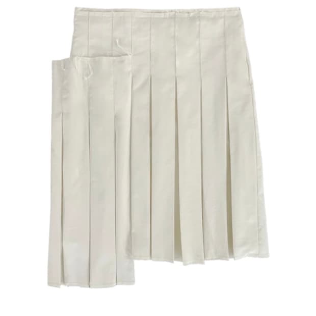 STTS언발란스 플리츠 스커트 s