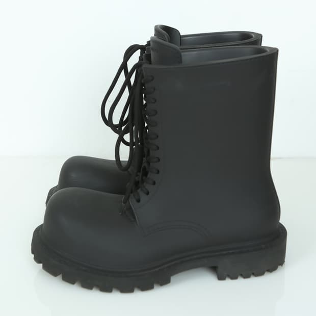 발렌시아가 XL 아미 부츠 풀 에바 블랙