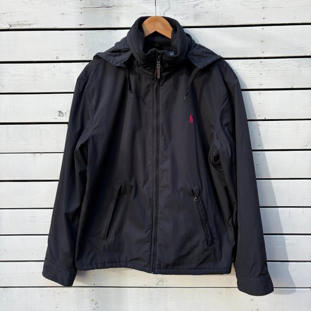 Polo 폴로 플리스 나일론 후드 자켓