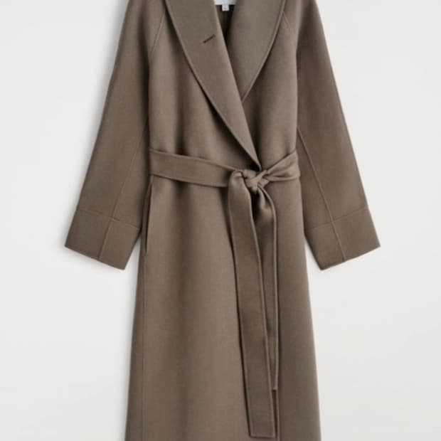 Cos 코스 벨티드 더블페이스 울 코트 (새상품)