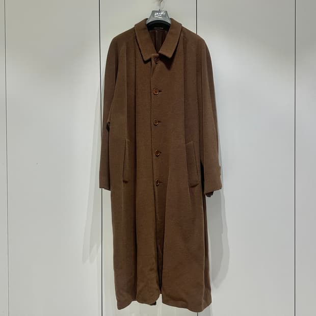 조르지오 아르마니 알파카 헤비 발마칸 코트