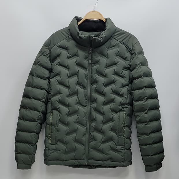 (새상품급) 몽벨 튜브 테크 신클라우드 패딩 자켓 / 남 100 카키그린