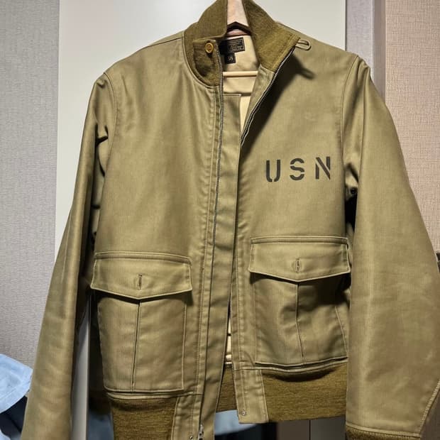 리얼맥코이 37j1 usn 자켓