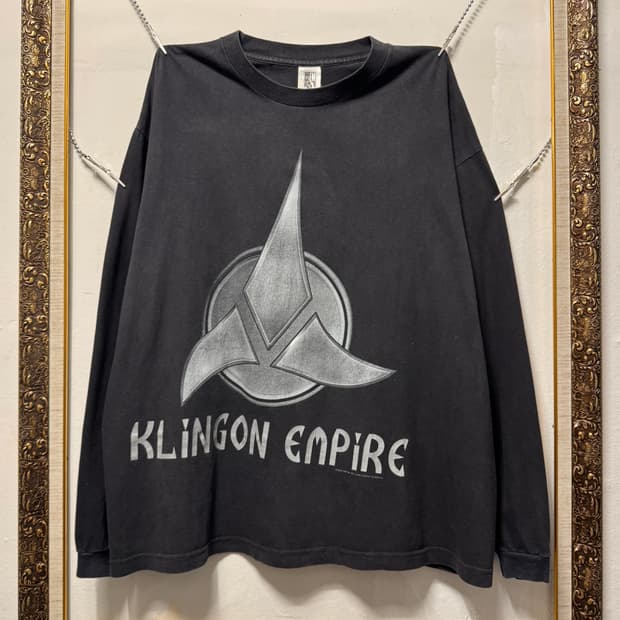 빈티지 90s STARTREK KLINGON EMPIRE 롱슬리브